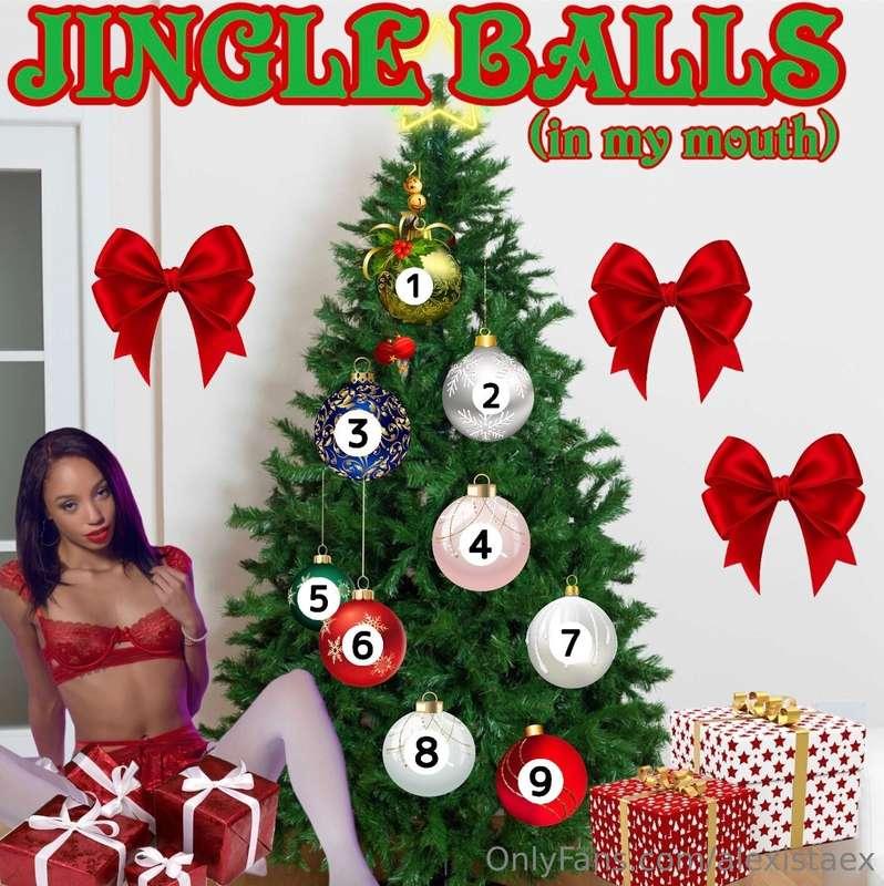 ᴊɪɴɢʟᴇ ʙᴀʟʟꜱ (ɪɴ ʏᴏᴜʀ ᴍᴏᴜᴛʜ) 🎄👅ᴇᴀᴄʜ ᴏʀɴᴀᴍᴇɴᴛ ʜᴀꜱ ᴀ ɴᴀꜱᴛʏ ʟɪᴛ..