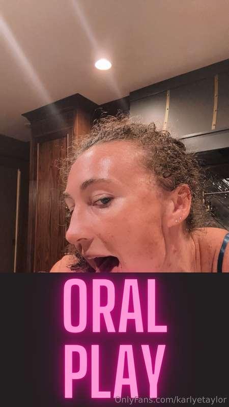 MESSY ORAL PLAY 👅 Just found this bundle in my phone that I ..