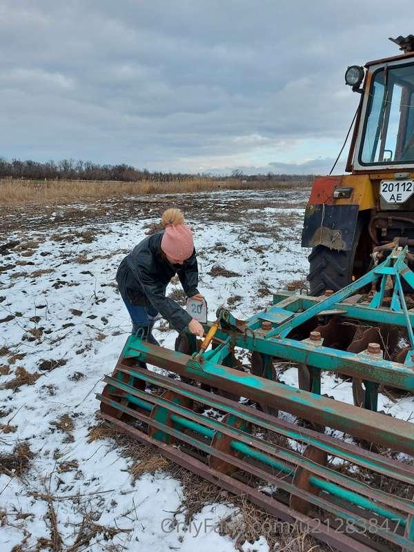 repairing a tractor