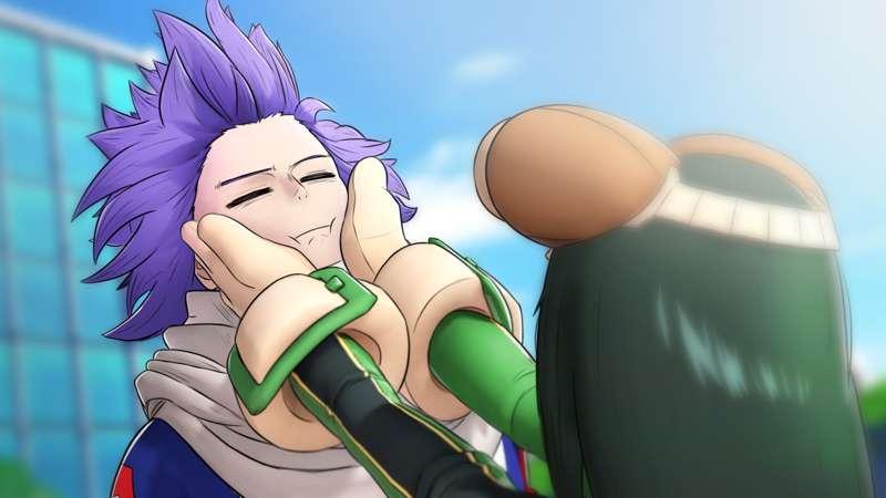 Shinso and Tsuyu SFW poster