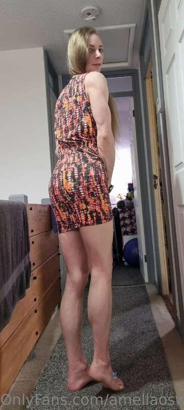 Orange dress again ☺️