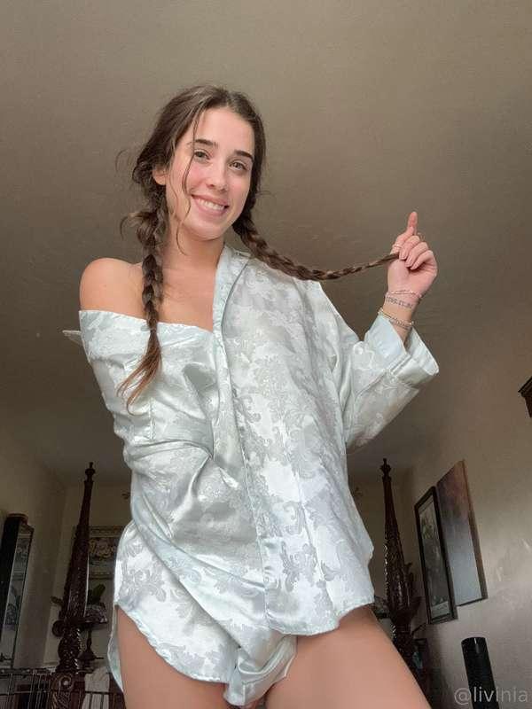 Do you like my jamies? I Thrifted them!! 