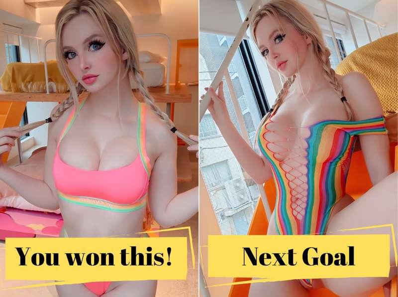First free set goal reached! Here's the second goal!