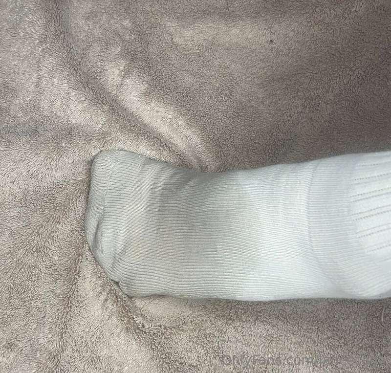 White wet socks are not a good idea