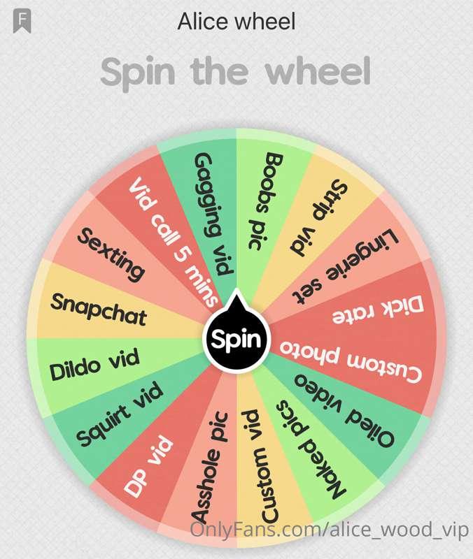 **TRY YOUR LUCK❤️
🥵1 spin - 5$
🥵2 spins - 9$
🥵3 spins - 13$*..