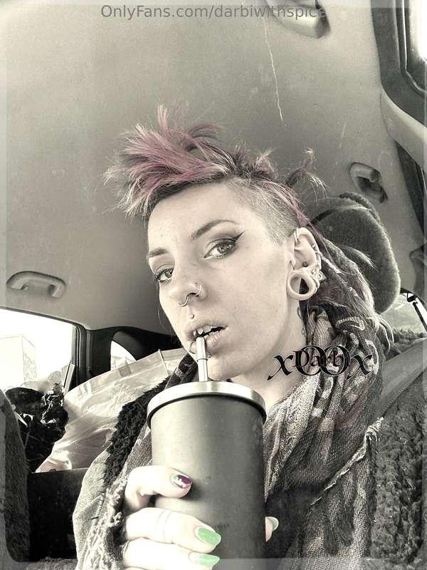 I am out and about today with my home made smoothly   Are yo..