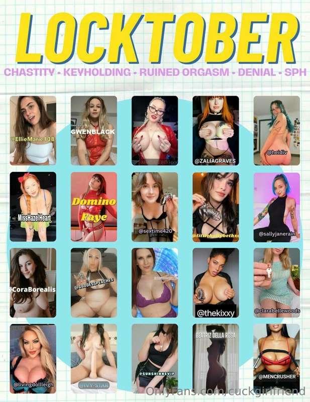 Useless dicks get LOCKED
Happy Locktober! 🔐

Time to celebra..