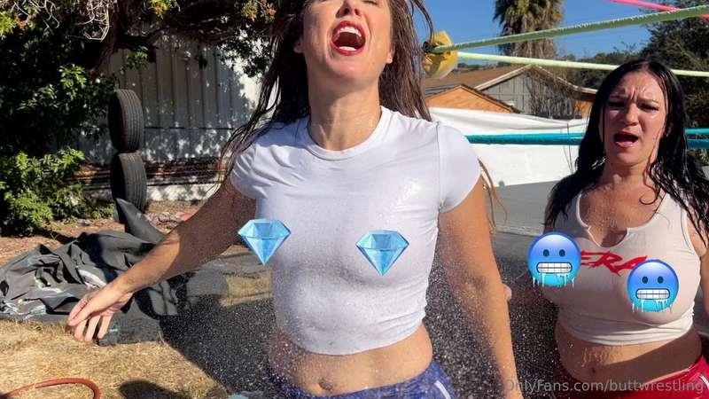 @steviekixx and I are competing in a wet t-shirt contest, an..
