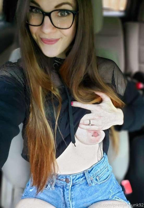 If only that was cum on my glasses and not rain 🙄