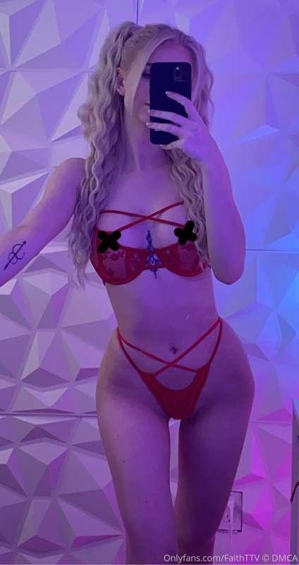 I got a new baby pink bra I kind of want to put on and take ..