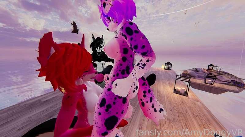Just a needy little puppy being taken care of by a cute pink kitty

Includes some girl cock sucking along with some very audible clapping of my cheeks

#fyp #trans #furry #vrporn #femboy #vtuber #boobs #trap
