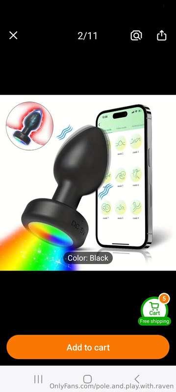 Who wants to treat me to some new toys? App controlled vibra..