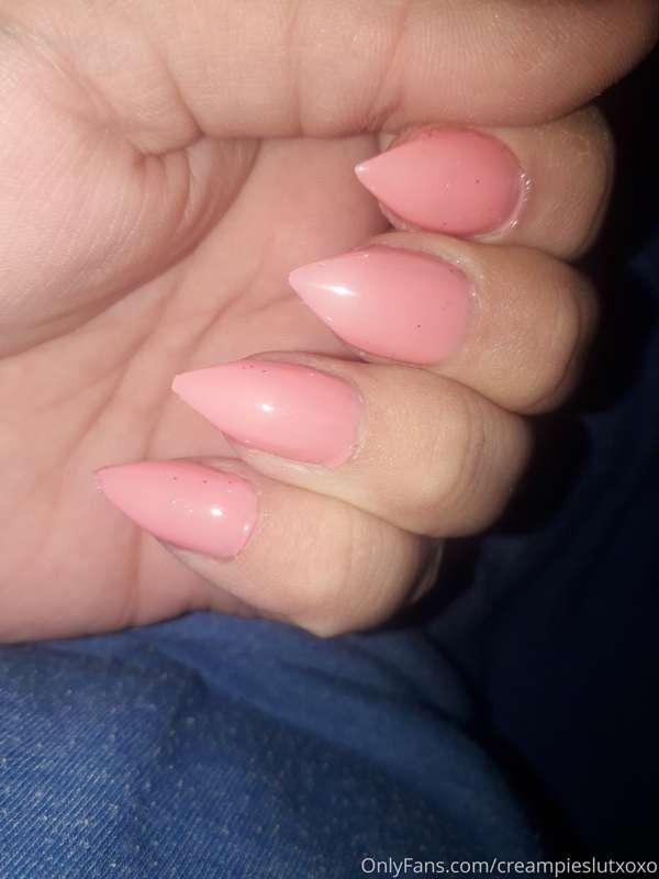 Do you like my nails? Wish they were scratching your back ? ..