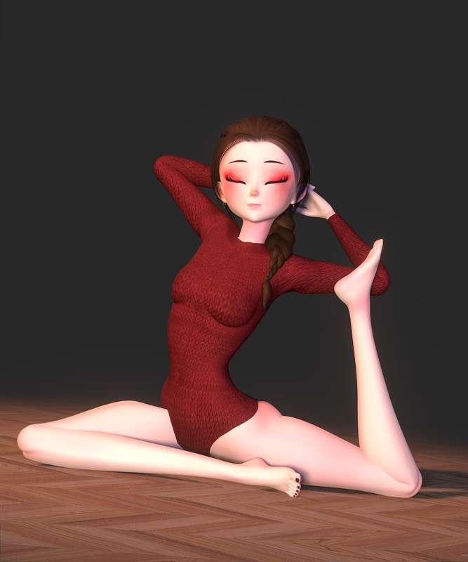 Kate. Yoga & Stretching.