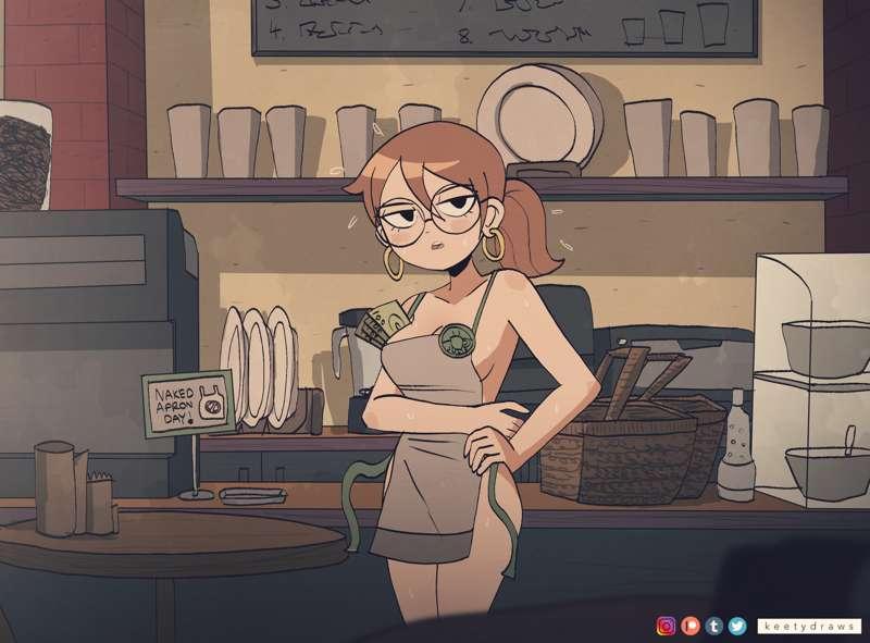 Naked Apron Julie (+NSFW Version)