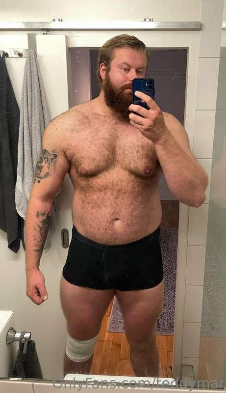 Bodyweight 157kg at the moment. Feeling small!