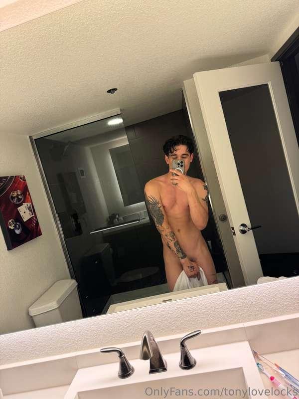 Boutta hop in the shower.. might have to make a little mess ..