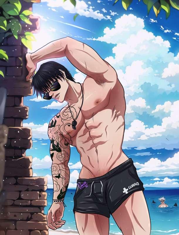 Toji lifeguard 🛟 SFW [Tier 1-3] 