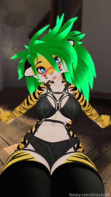 Getting close to 3k follows! &lt;3 Got wood? 
#furry #vtuber 