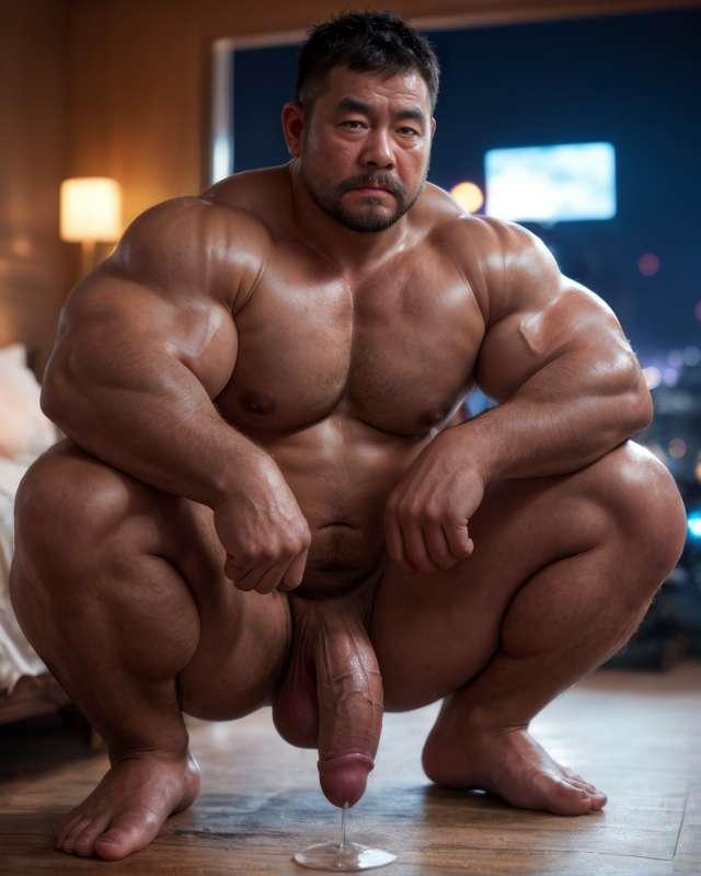 Oozing precum
