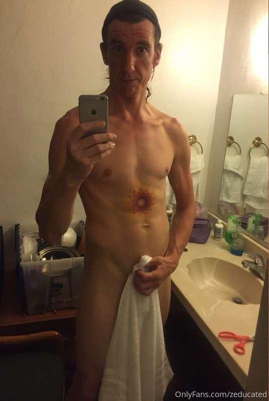 I once shaved my entire body for a two week body paint photo..