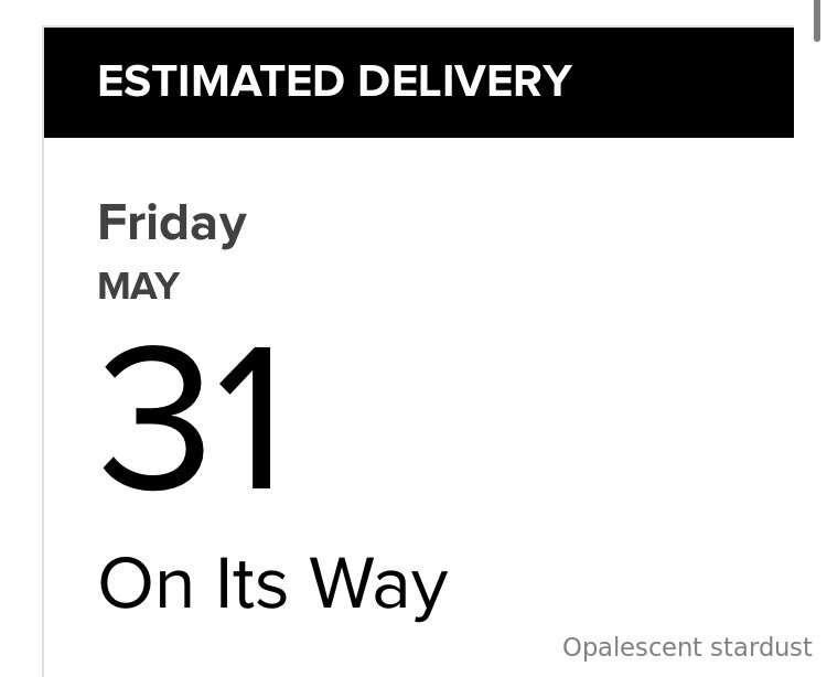 My package comes in today 💙 That means I will drop a little ..