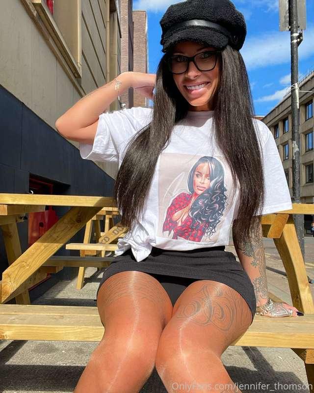 Showing off my new t-shirt….. hope you’re looking at that an..