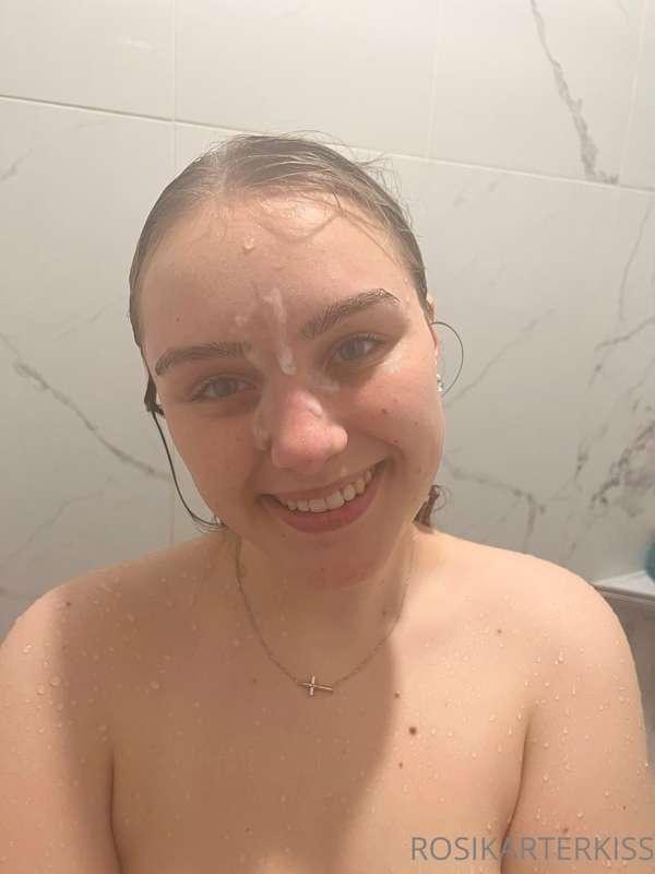 A facial in the shower is a perfect way to start my day