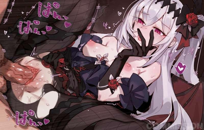 【Commission】 OC_メア・ルナリス🦇🍆💢
