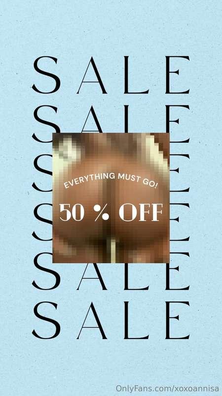SALE ALERT 🚨 🥵 Screenshot and send me any one of my messages..