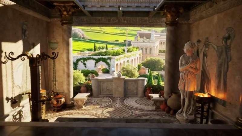 Ancient Rooms Timelapse Unreal Engine 3d modeling