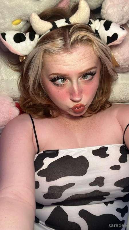 Mooo🐄 Feeling extra creamy today.. would you like to taste m..