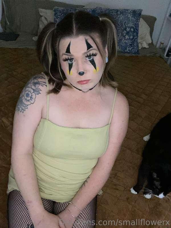 Sad clown needs kissies and snuggies