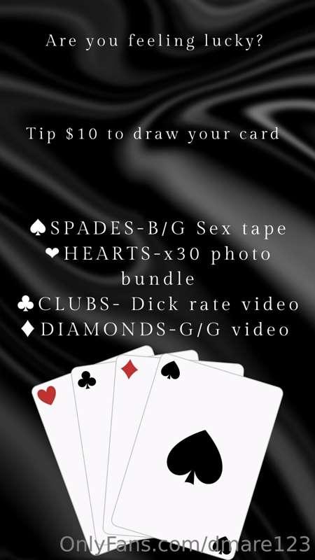 ***Tease me Tuesday*** 

Want to gamble baby? 

With me, eve..