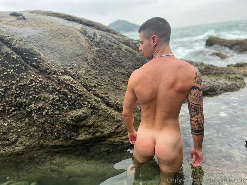 At the nude beach near Rio 🇧🇷 Have you seen the video how I ..
