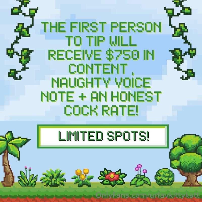 THE FIRST PERSON TO TIP $15 RECEIVES EVERYTHING LISTED😍🤤