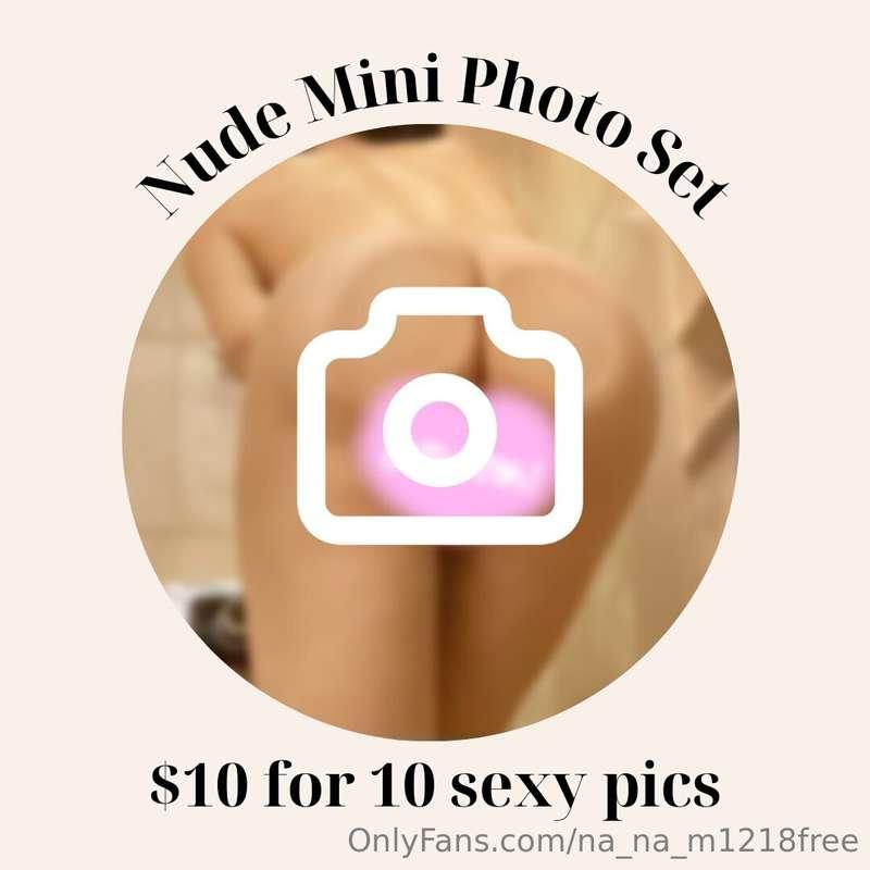  Today's content on my page is a Nude Mini Photo Set!!10 Sex..