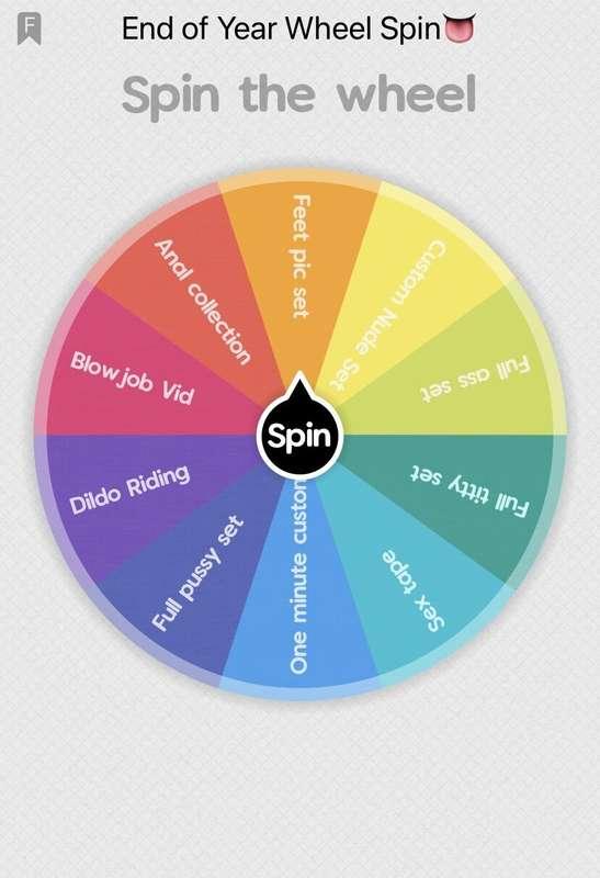 End of year spin the wheel! $5 spins 🥵