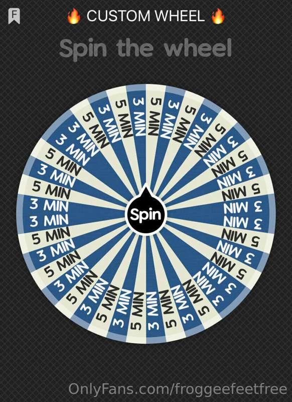 🔥CUSTOM VIDEO WHEEL 🔥
Boys, as I’m HOME ALONE 😍 for the week..