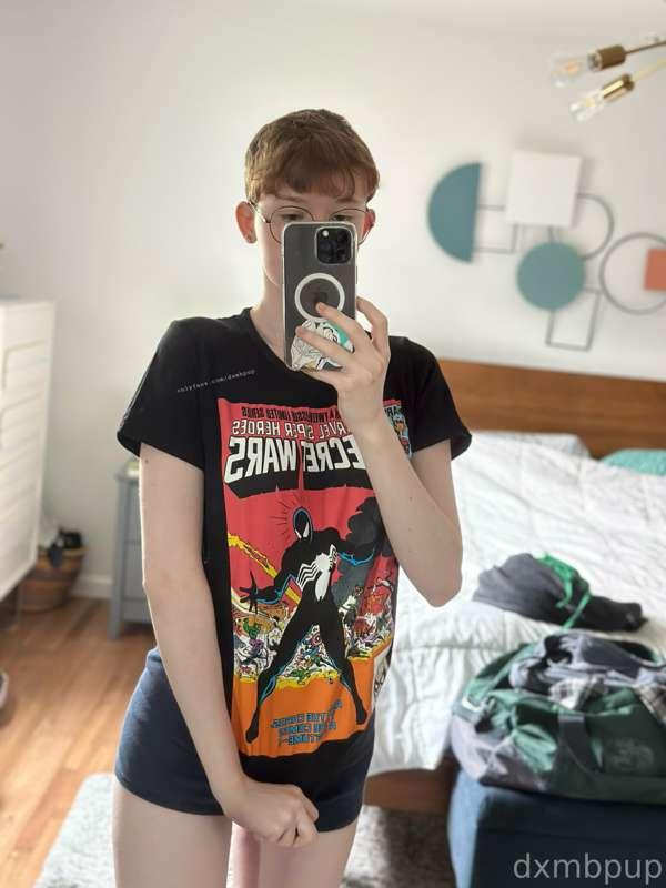 i love my new spiderman shirt