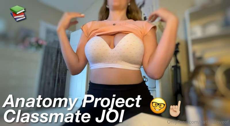 School Classmate Roleplay JOI ~ 💕Time to Study Up on Anatomy..