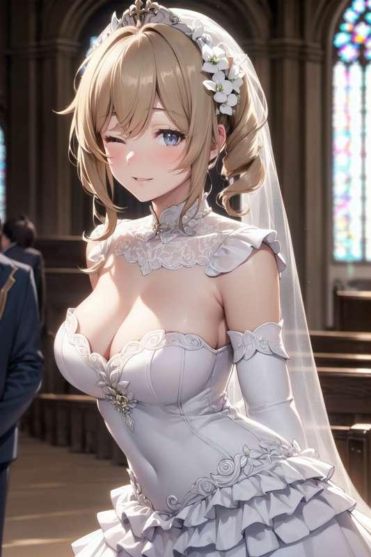 Barbara / wedding dress / nsfw