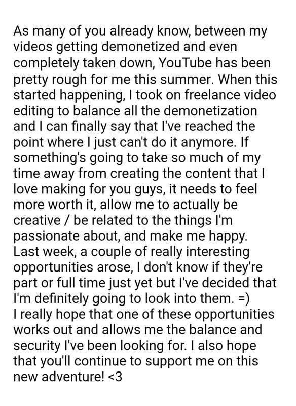 Serious JustJesss Update