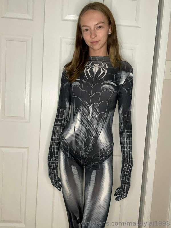 Spider-Woman?? 😉😉 (p.s. there’s a zipper in the crotch)