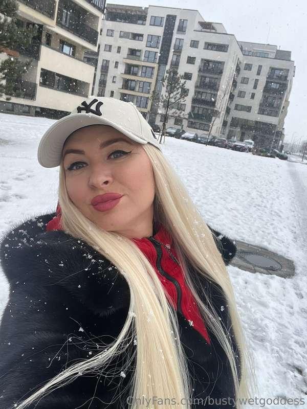 Snowing