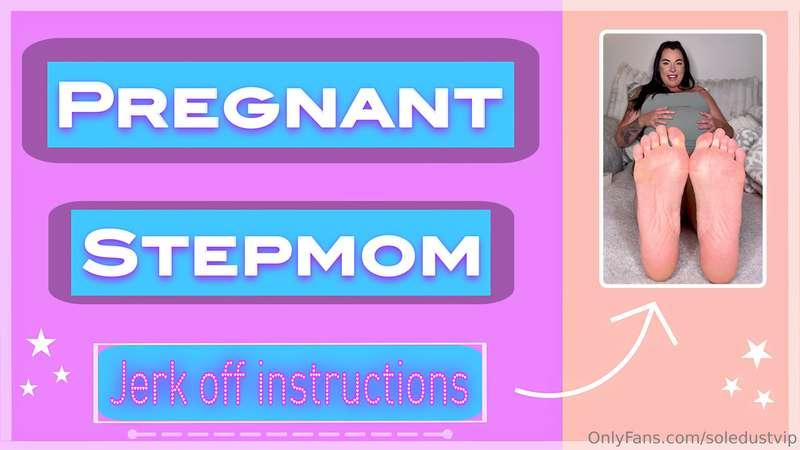 # Pregnant Stepmom JOI 🍆💦 *SWIPE* ➡️ for full video!