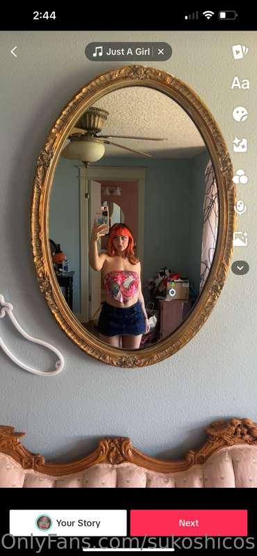 i thought i looked super cute ~ take pictures of me?

It’s a..