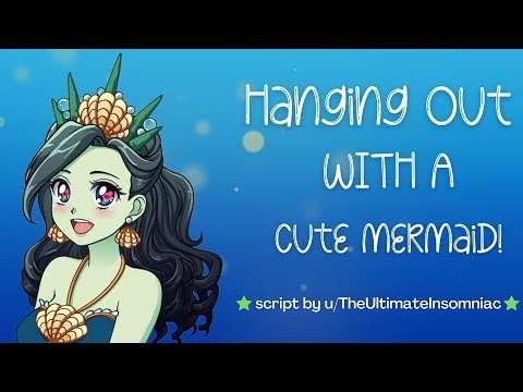 ASMR Roleplay | Hanging Out With A Cute Mermaid! [Mermaid Speaker] [Vibing] [Eating Food Together]