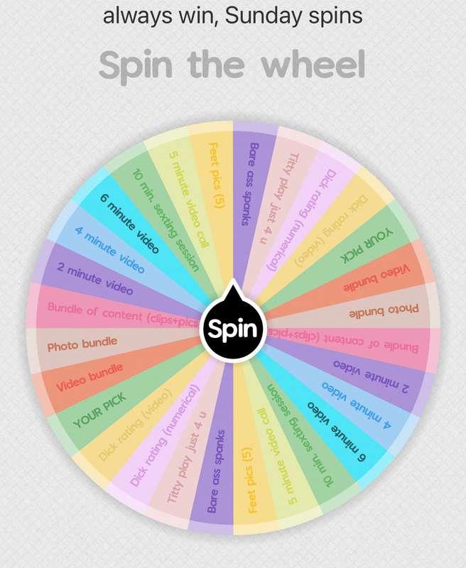 ****SPIN SPECIAL!!!**** **$5 TO WIN!!**  😈💋🏆😈💋🏆😈💋🏆 ***I will..