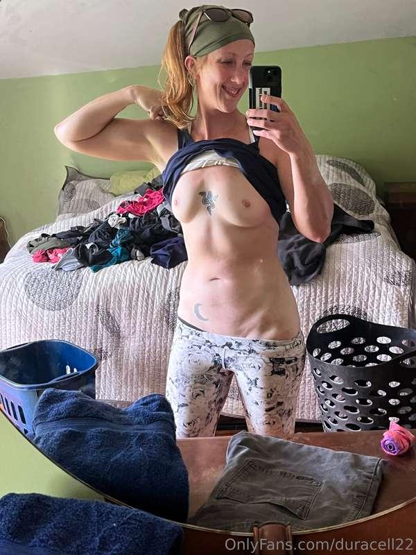 Hair up yesterday post farm work, hair down today for a soft..